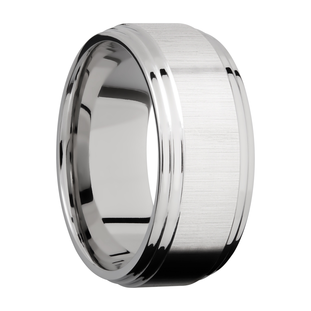Lashbrook CC9F2S Cobalt Chrome Wedding Ring or Band Alternative View 1