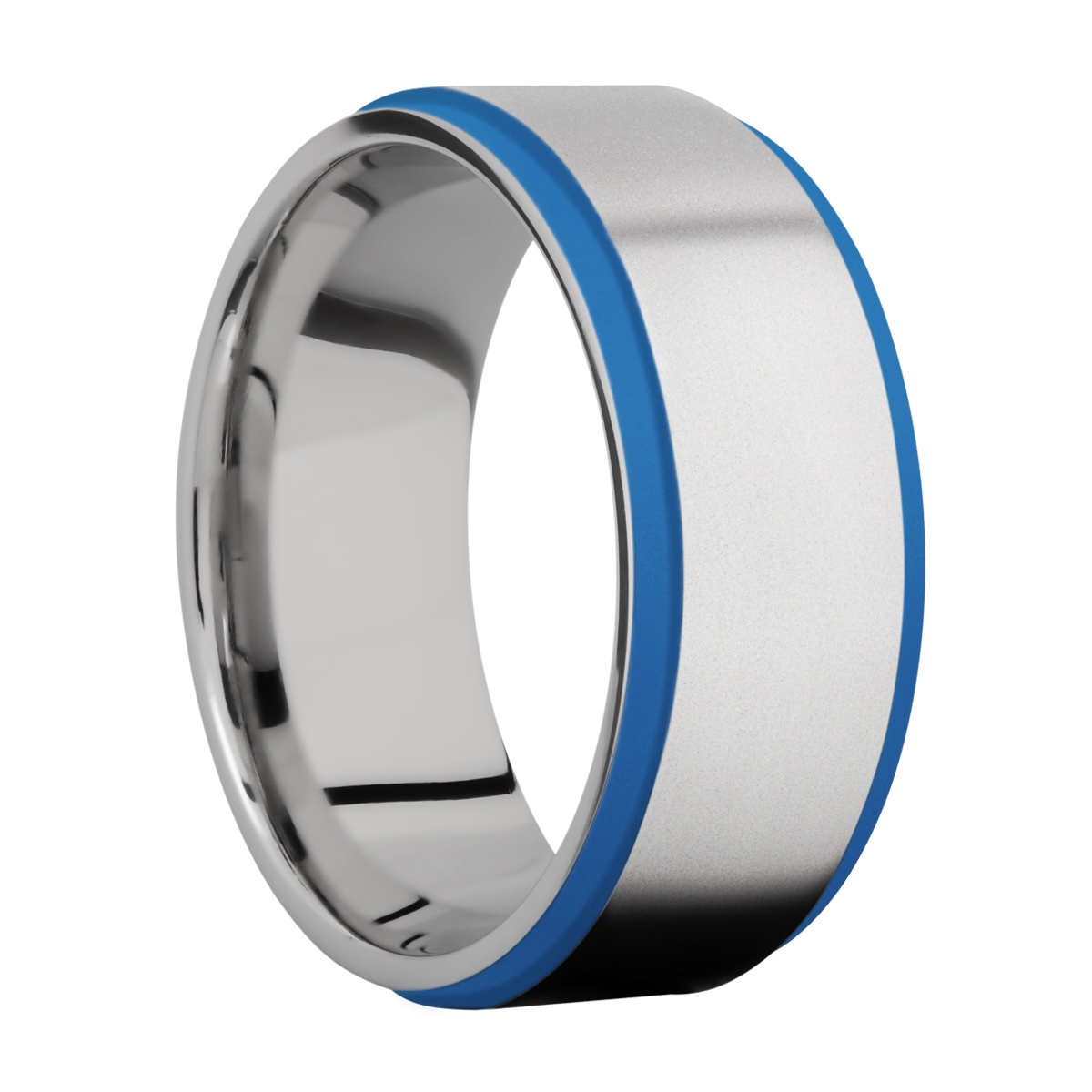 Lashbrook CC9FGE21EDGE/A/CERAKOTE Cobalt Chrome Wedding Ring or Band
