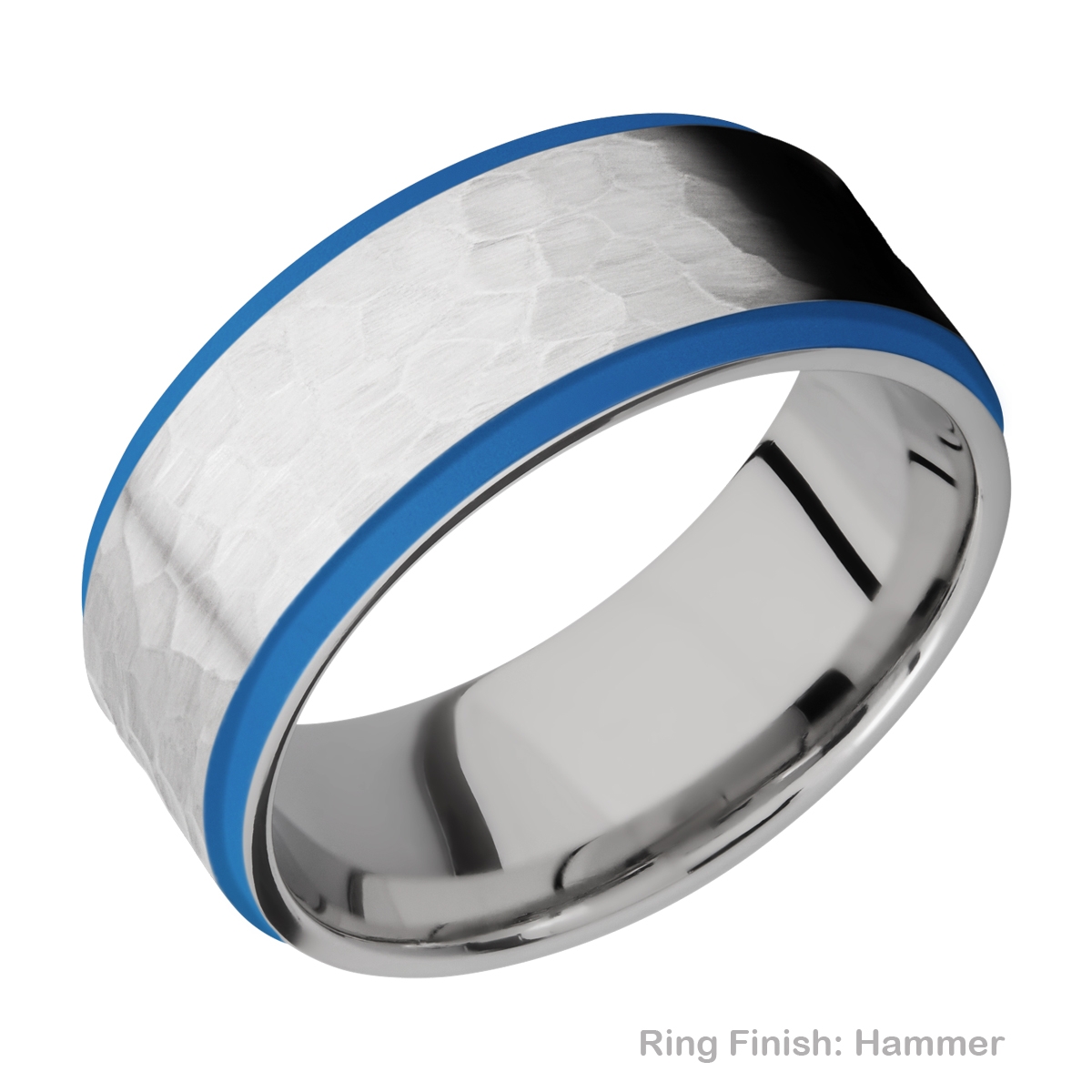 Lashbrook CC10FGE21EDGE/A/CERAKOTE Cobalt Chrome Wedding Ring or Band