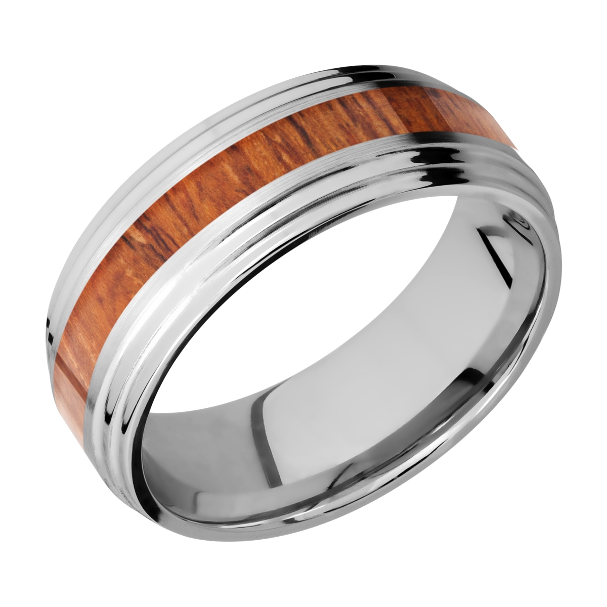 Lashbrook CC8F2S13/HARDWOOD Cobalt Chrome Wedding Ring or Band
