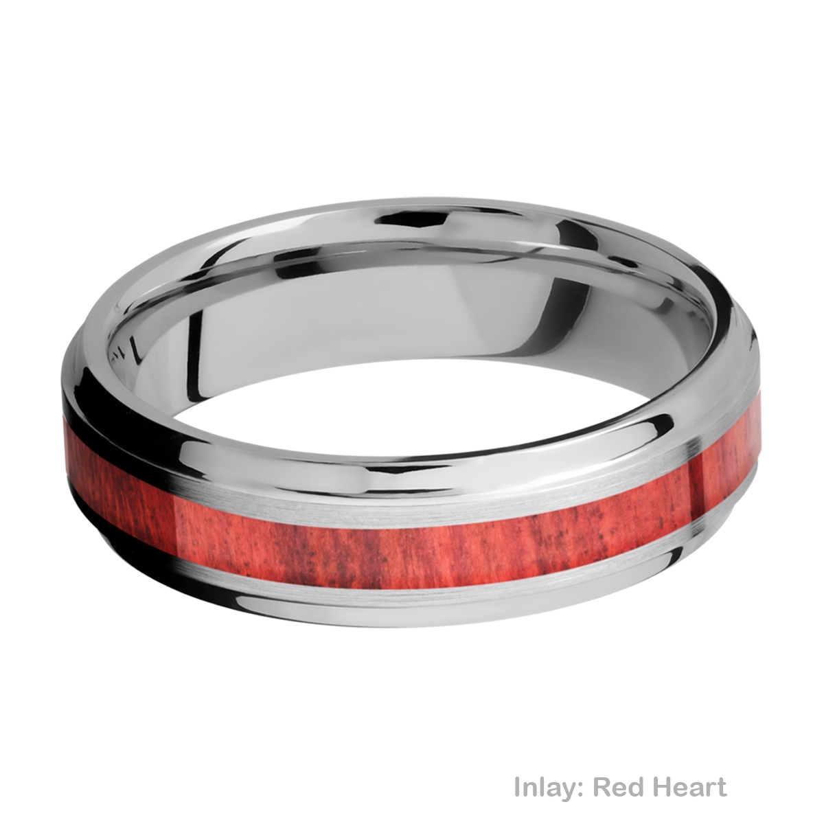 Lashbrook CC6B13(S)/HARDWOOD Cobalt Chrome Wedding Ring or Band