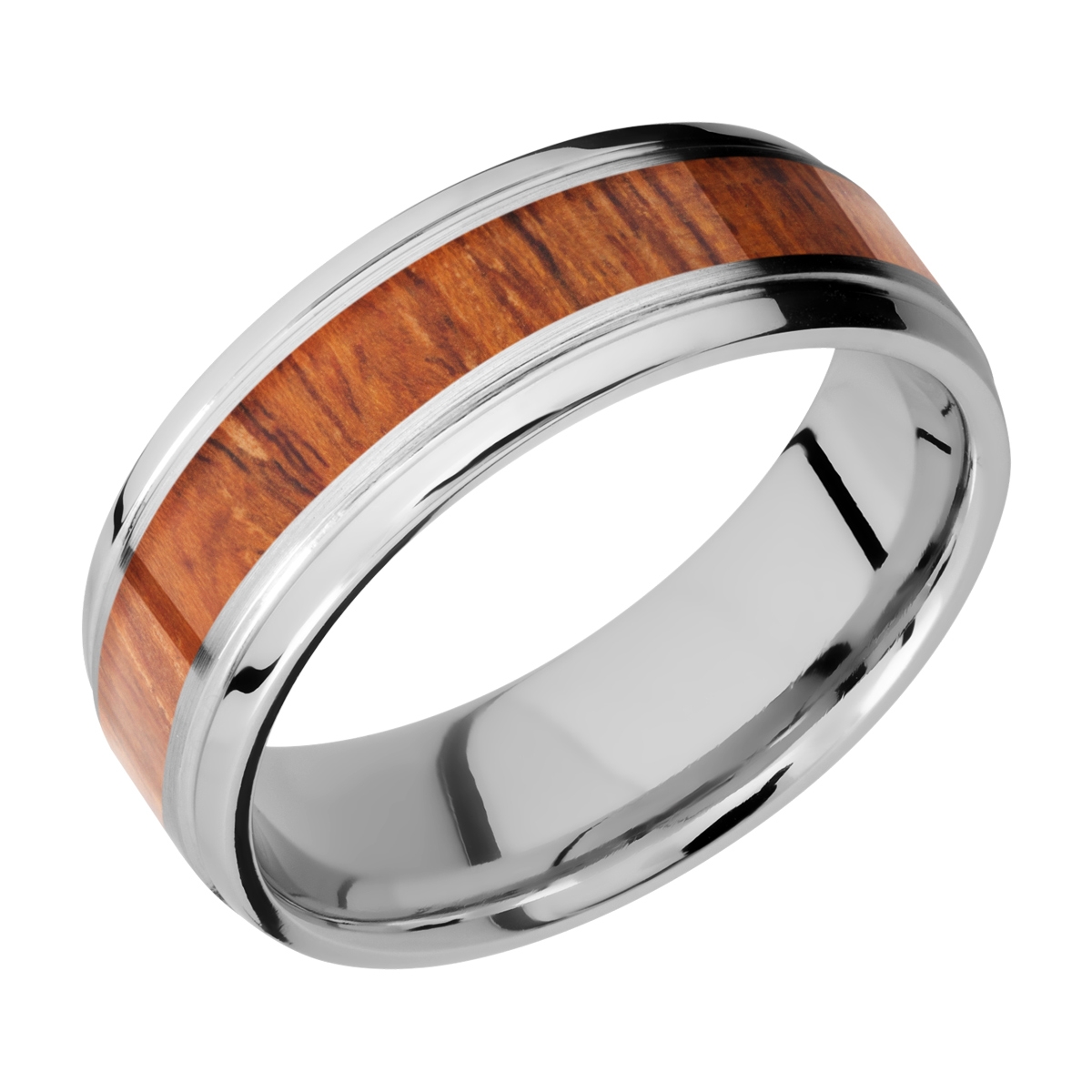 Lashbrook CC7B14(S)/HARDWOOD Cobalt Chrome Wedding Ring or Band