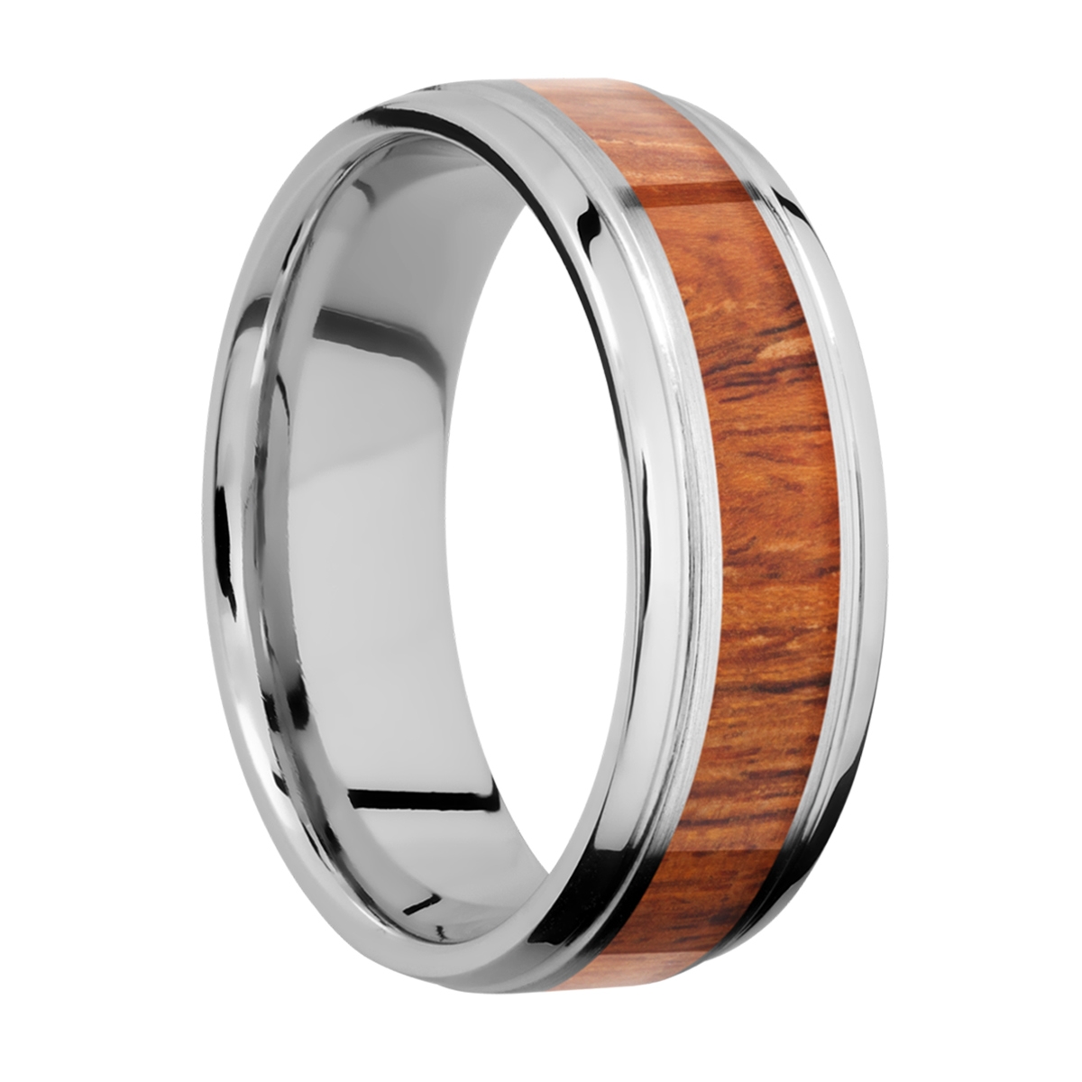 Lashbrook CC7B14(S)/HARDWOOD Cobalt Chrome Wedding Ring or Band