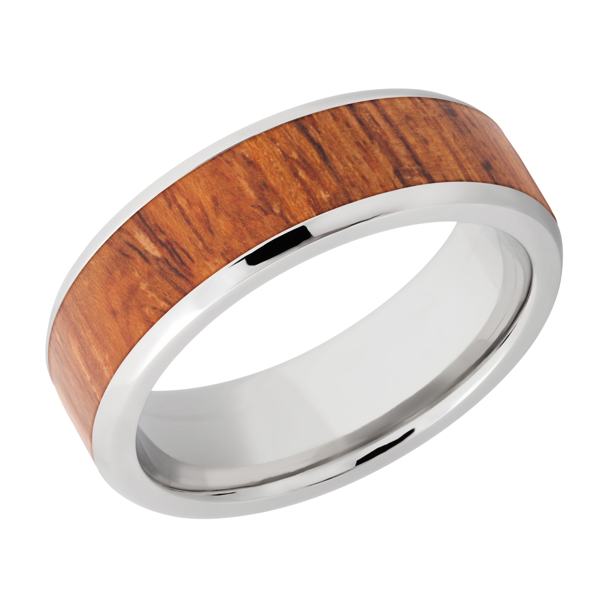 Lashbrook CC7B15(NS)/HARDWOOD Cobalt Chrome Wedding Ring or Band