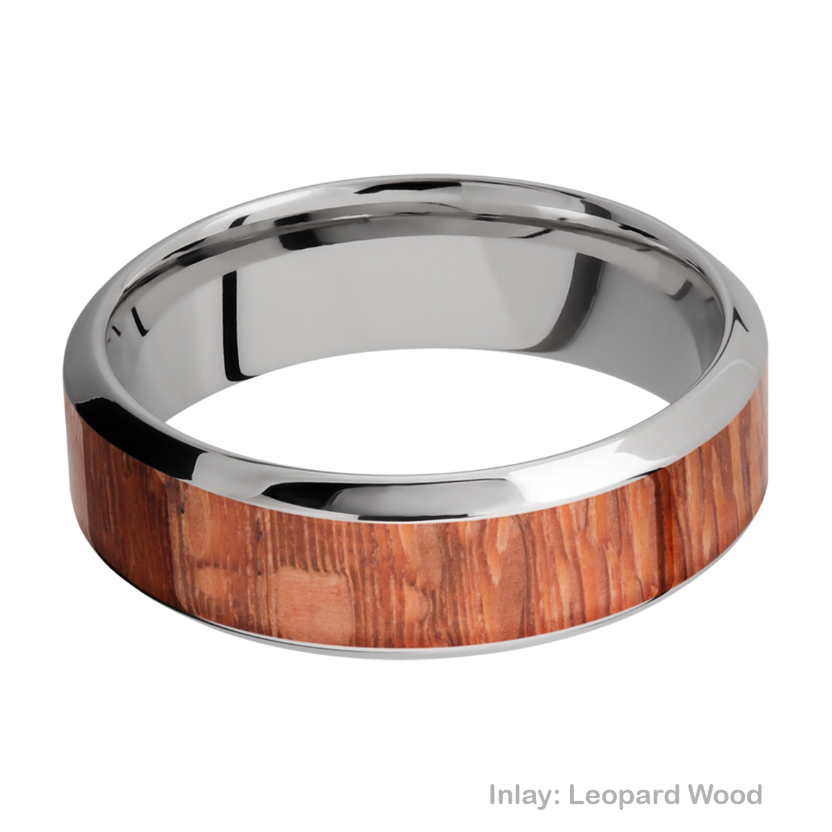 Lashbrook CC7HB14/HARDWOOD Cobalt Chrome Wedding Ring or Band