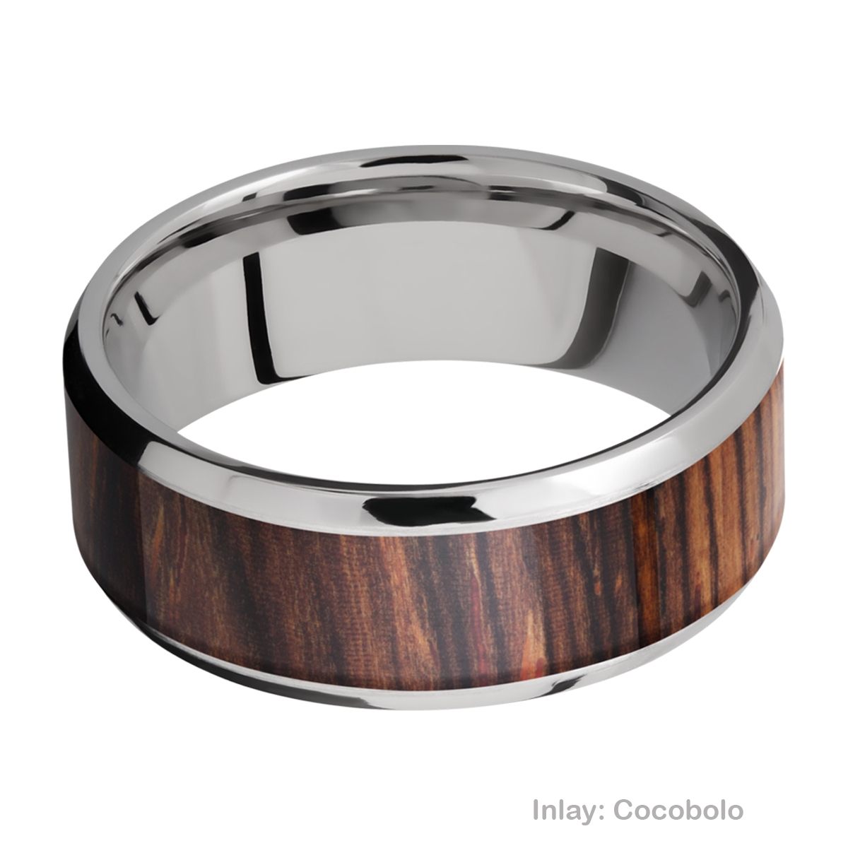 Lashbrook CC8B16(NS)/HARDWOOD Cobalt Chrome Wedding Ring or Band