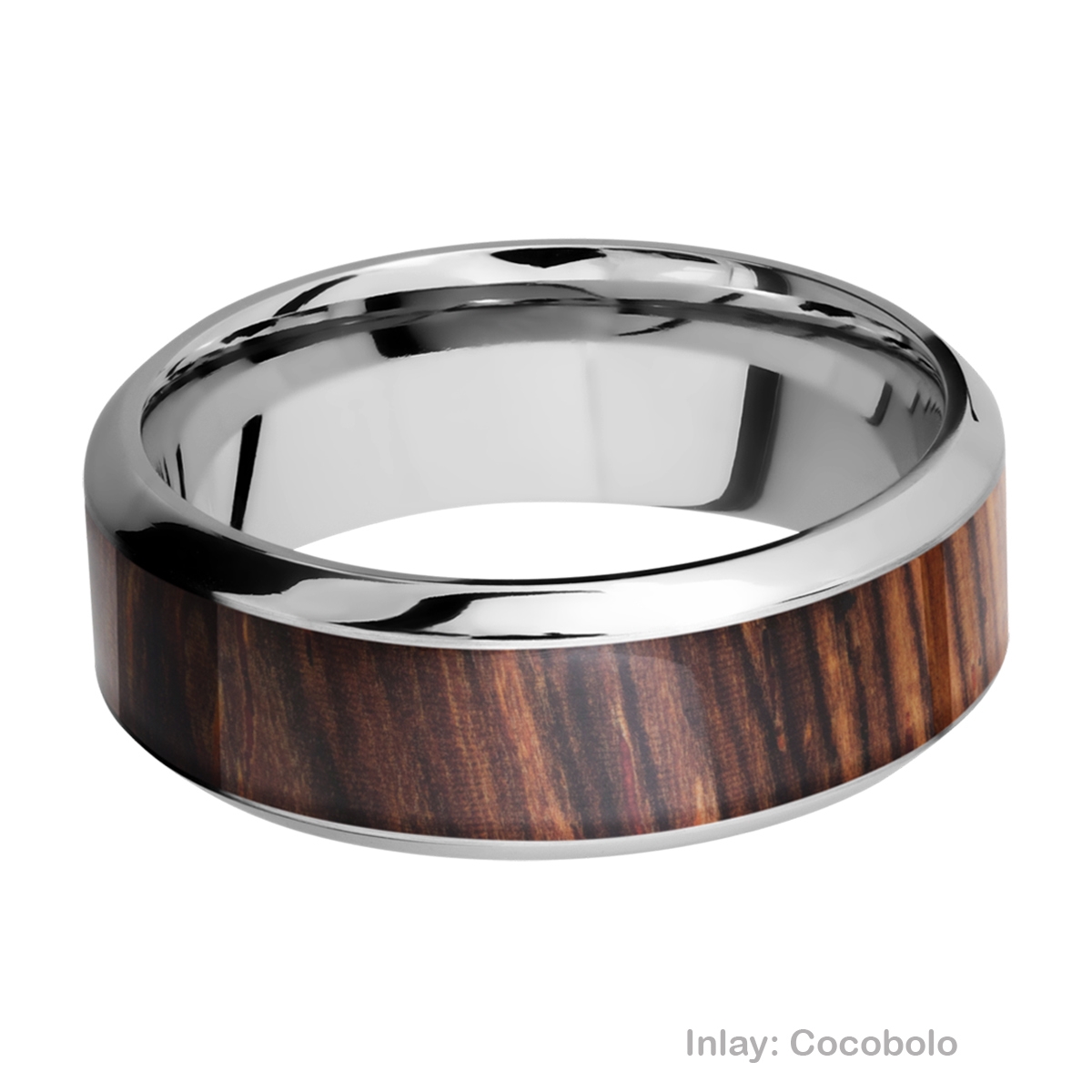 Lashbrook CC8HB15/HARDWOOD Cobalt Chrome Wedding Ring or Band