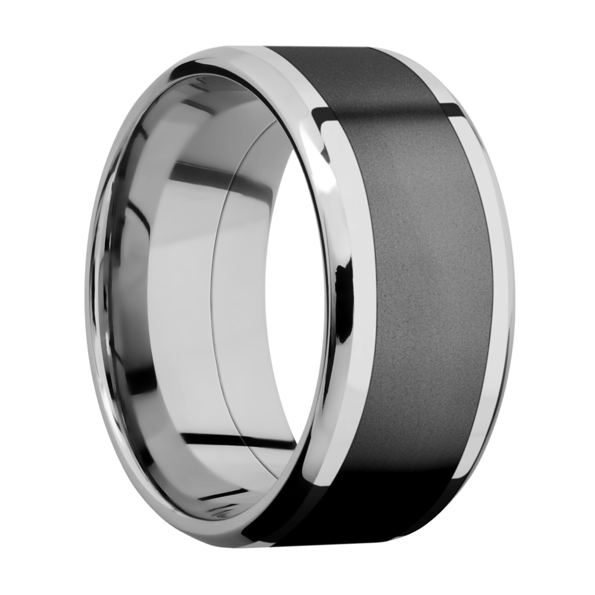 Lashbrook CCPF10B17(NS)/ZIRCONIUM Cobalt Chrome Wedding Ring or Band Alternative View 1