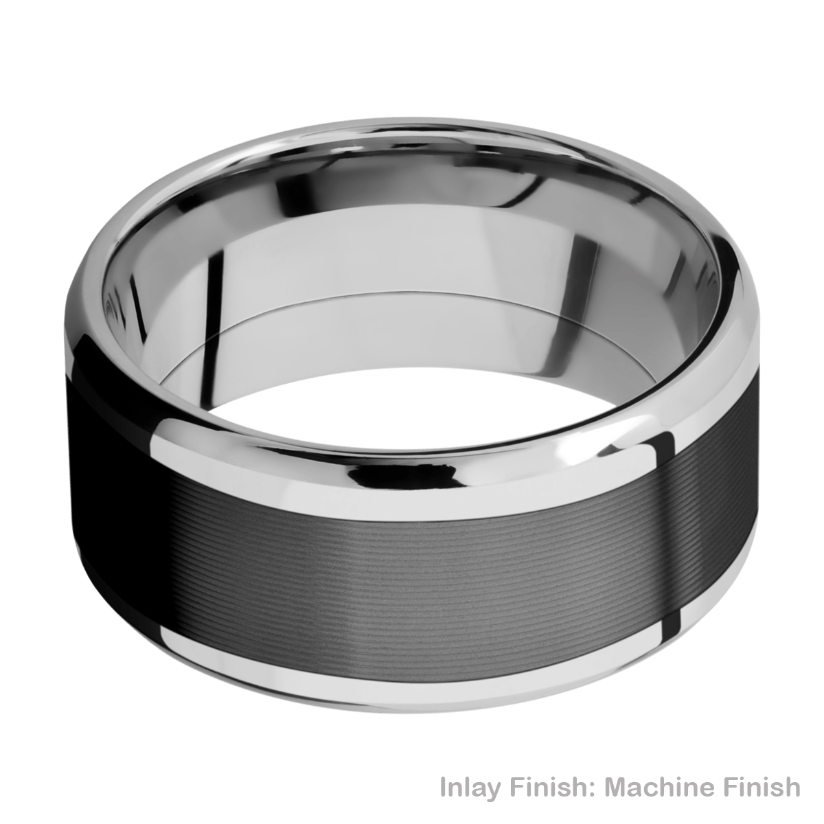 Lashbrook CCPF10B17(NS)/ZIRCONIUM Cobalt Chrome Wedding Ring or Band