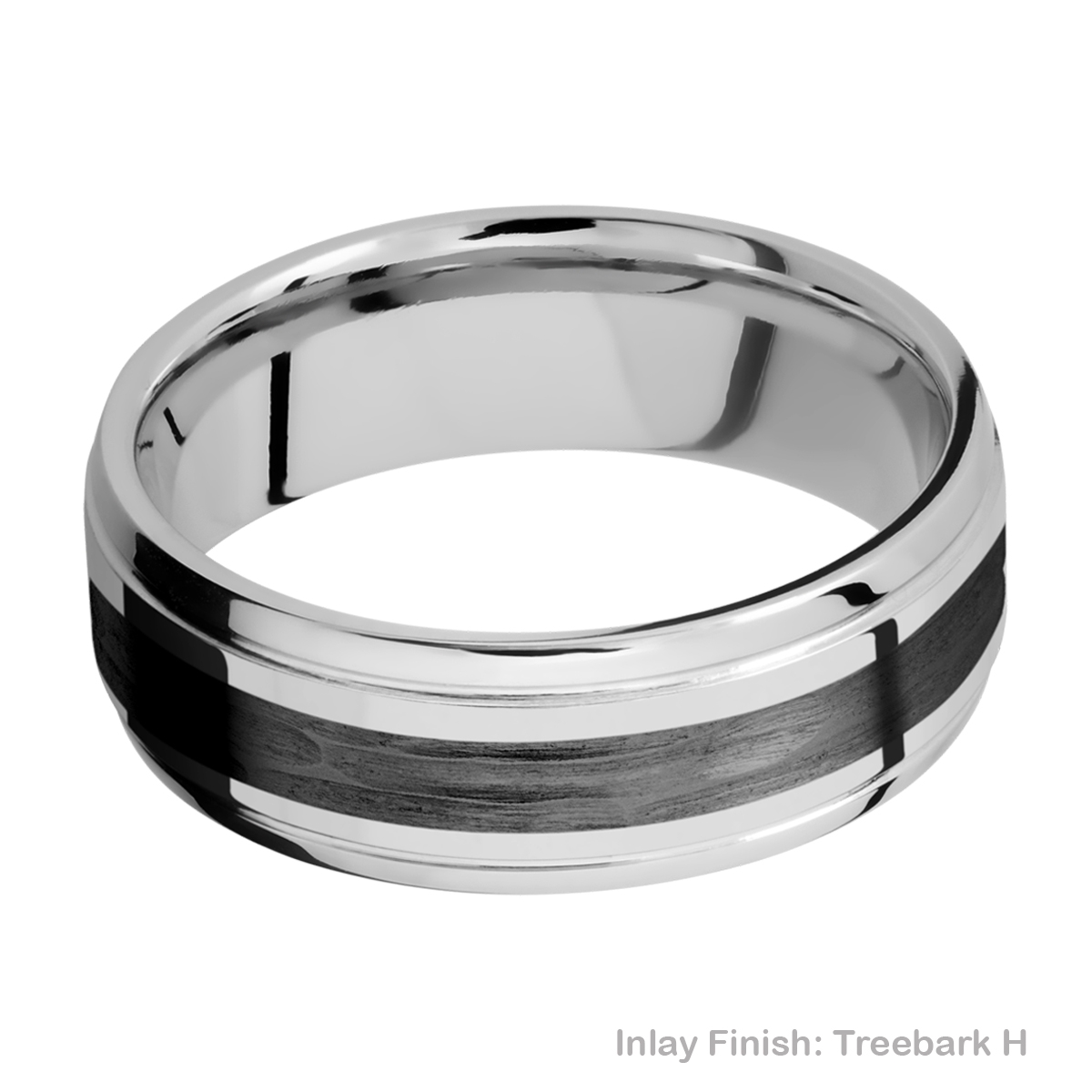 Lashbrook CCPF7B13(S)/ZIRCONIUM Cobalt Chrome Wedding Ring or Band Alternative View 9
