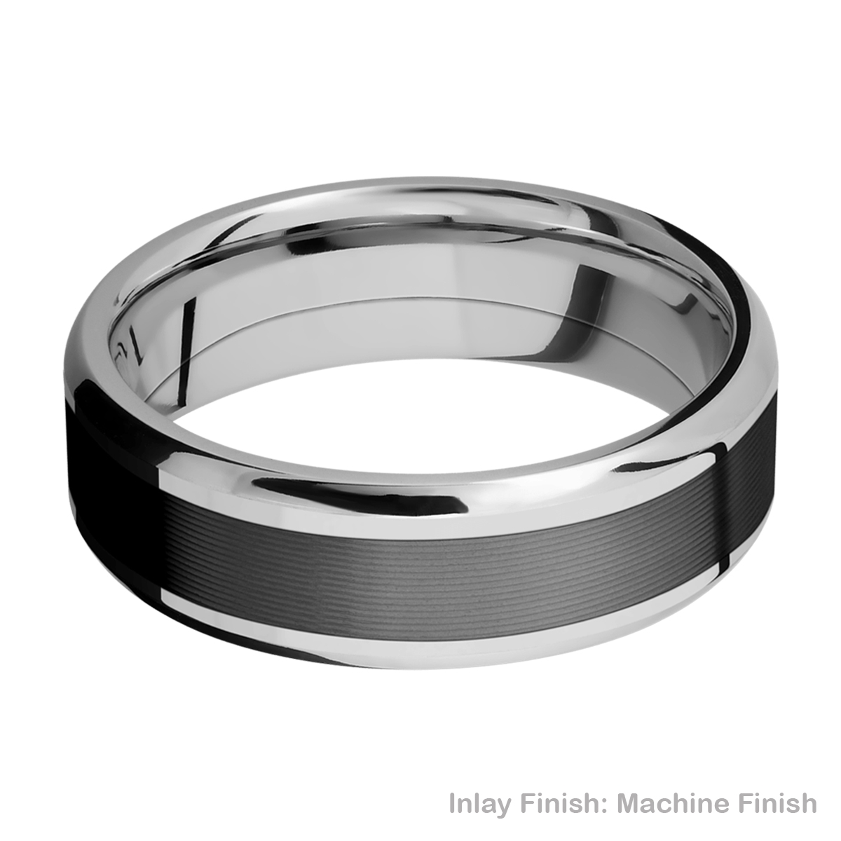 Lashbrook CCPF7B14(NS)/ZIRCONIUM Cobalt Chrome Wedding Ring or Band