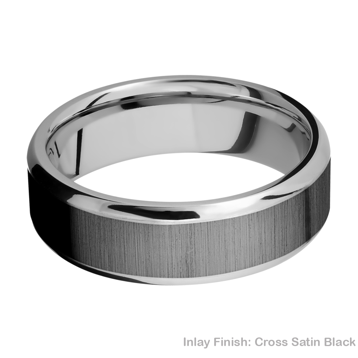 Lashbrook CCPF7B15(NS)/ZIRCONIUM Cobalt Chrome Wedding Ring or Band