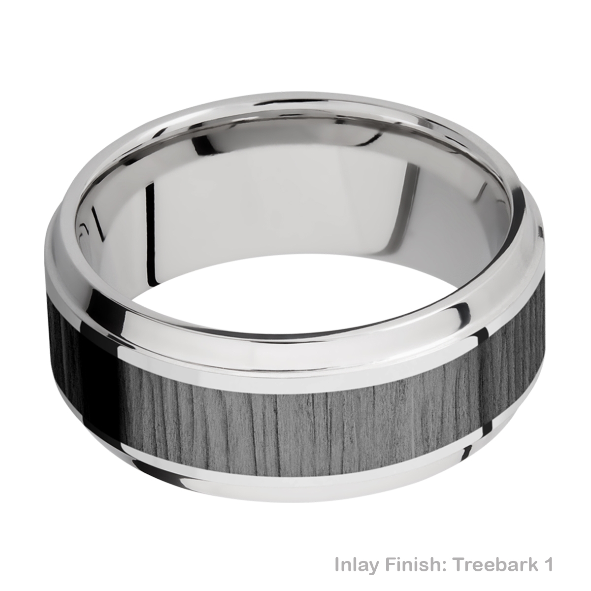 Lashbrook CCPF9B15(S)/ZIRCONIUM Cobalt Chrome Wedding Ring or Band