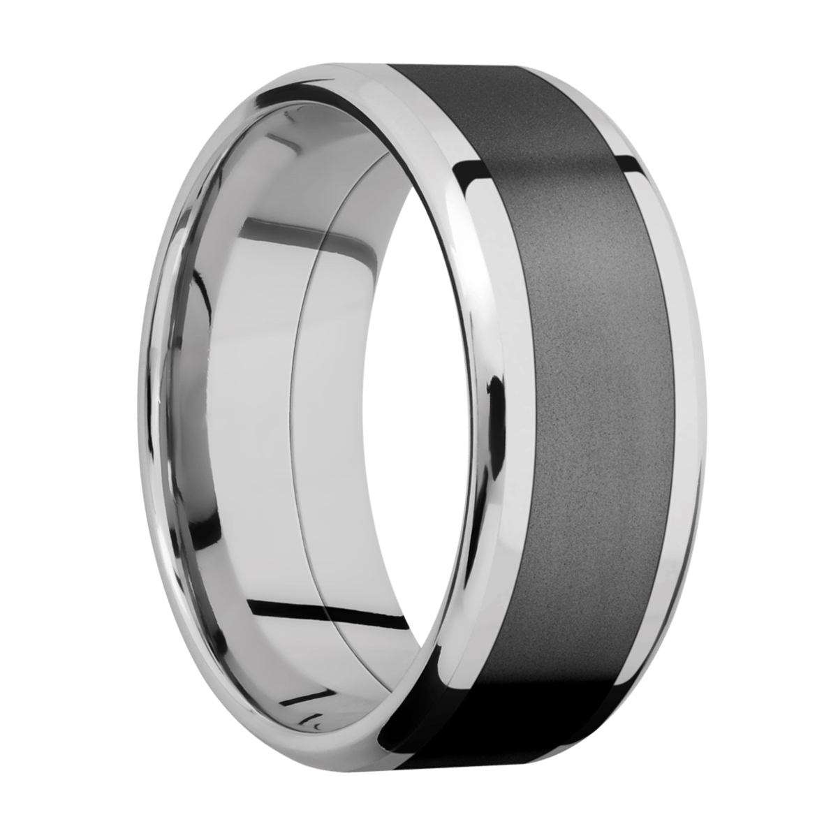 Lashbrook CCPF9B16(NS)/ZIRCONIUM Cobalt Chrome Wedding Ring or Band Alternative View 1