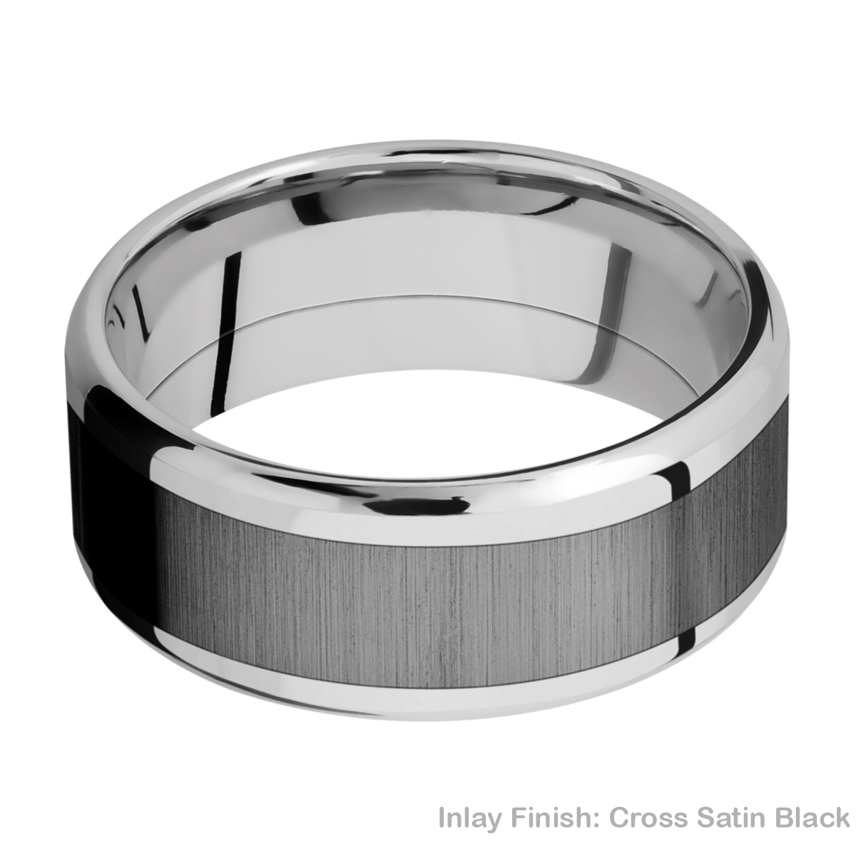 Lashbrook CCPF9B16(NS)/ZIRCONIUM Cobalt Chrome Wedding Ring or Band Alternative View 5