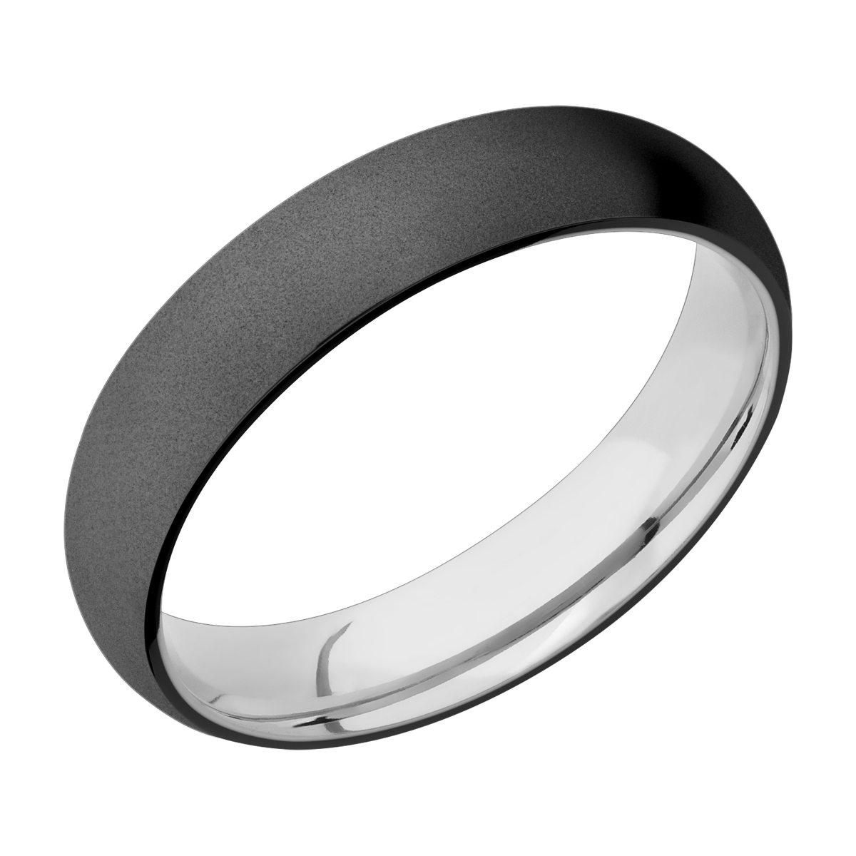 Lashbrook CCSLEEVEZ5D Zirconium and Cobalt Chrome Wedding Ring or Band