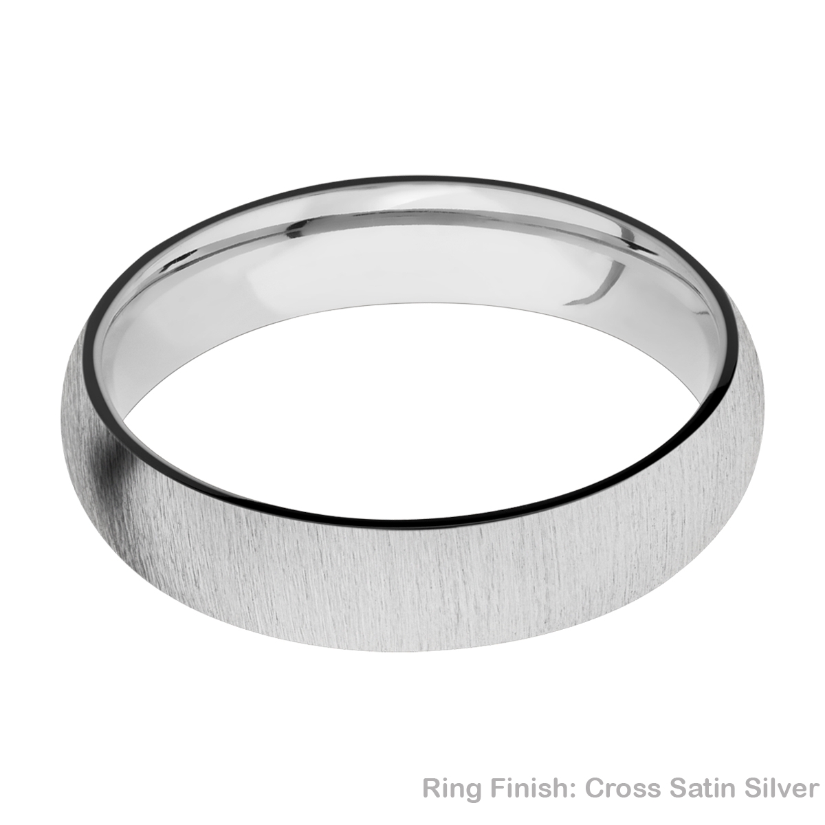 Lashbrook CCSLEEVEZ5D Zirconium and Cobalt Chrome Wedding Ring or Band Alternative View 6