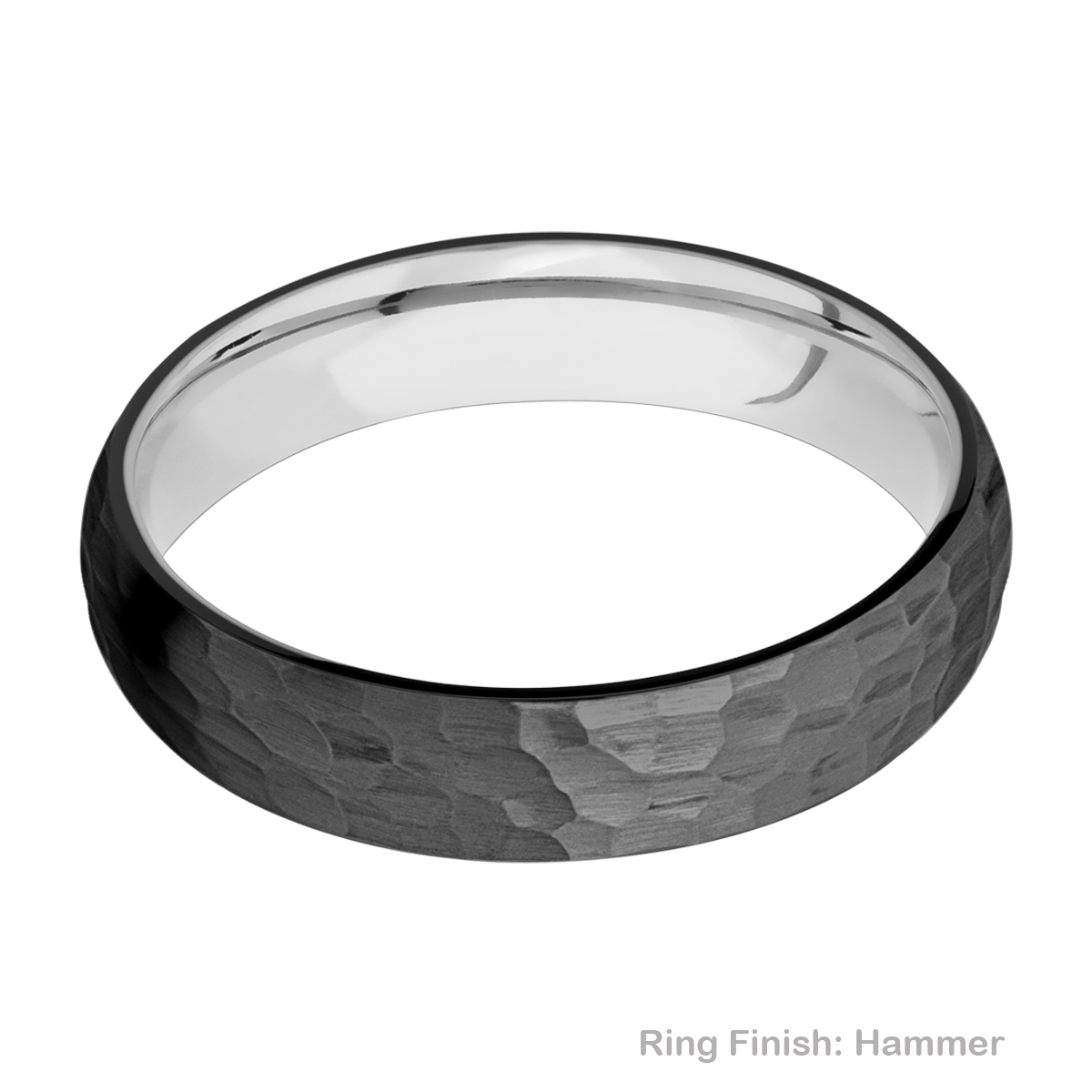 Lashbrook CCSLEEVEZ5D Zirconium and Cobalt Chrome Wedding Ring or Band Alternative View 8