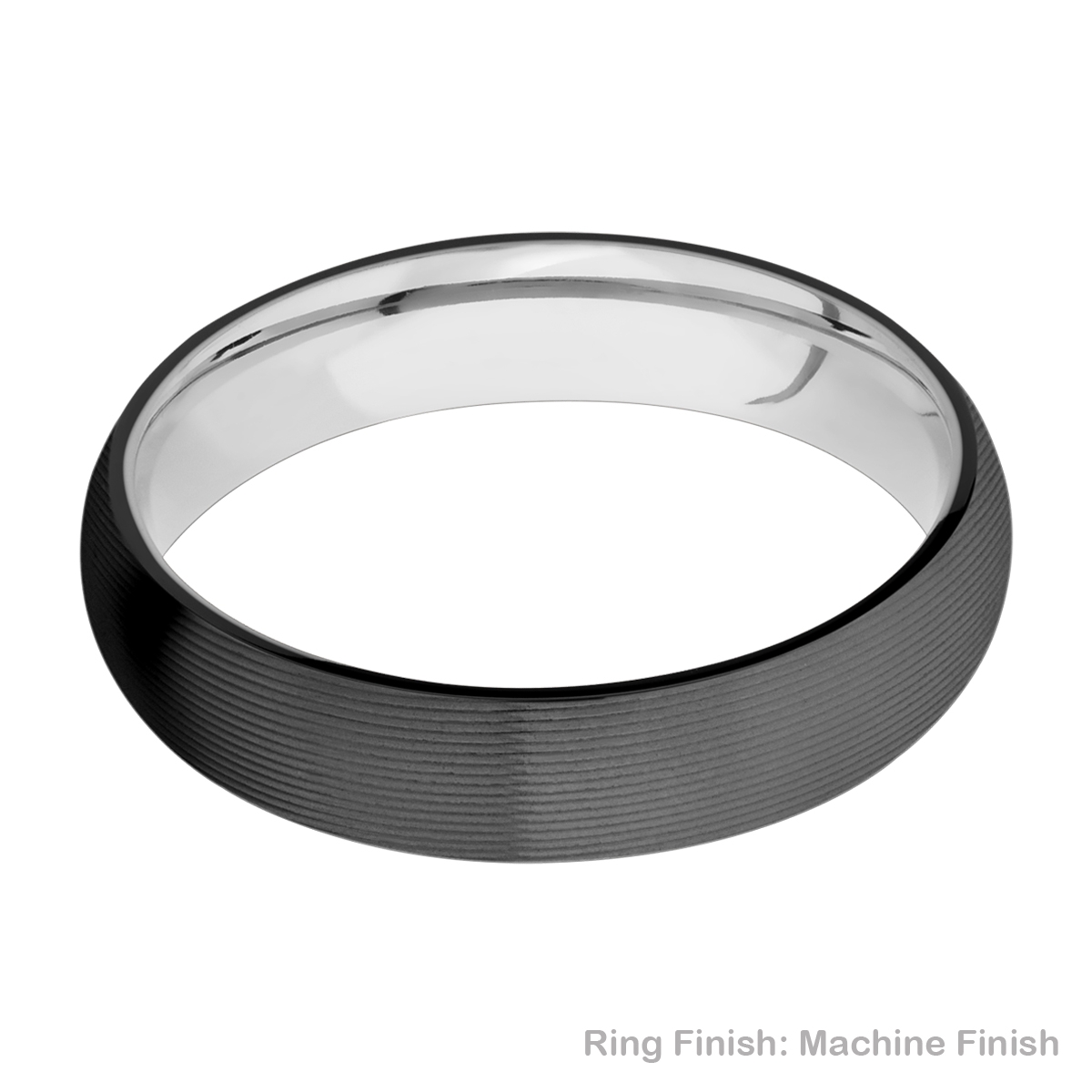 Lashbrook CCSLEEVEZ5D Zirconium and Cobalt Chrome Wedding Ring or Band Alternative View 13