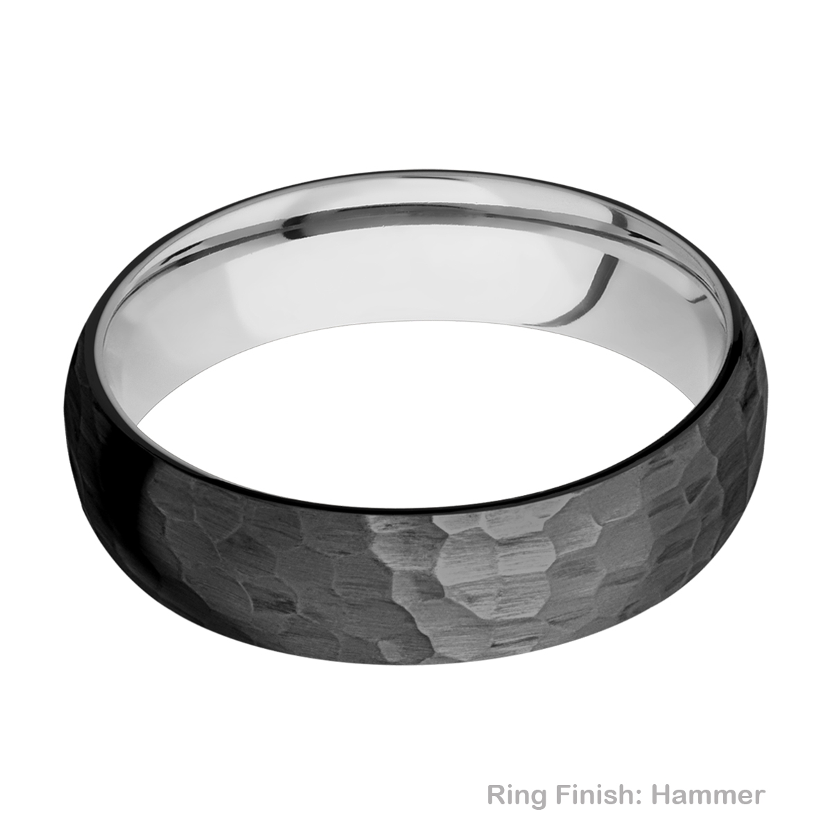 Lashbrook CCSLEEVEZ6D Zirconium and Cobalt Chrome Wedding Ring or Band Alternative View 8