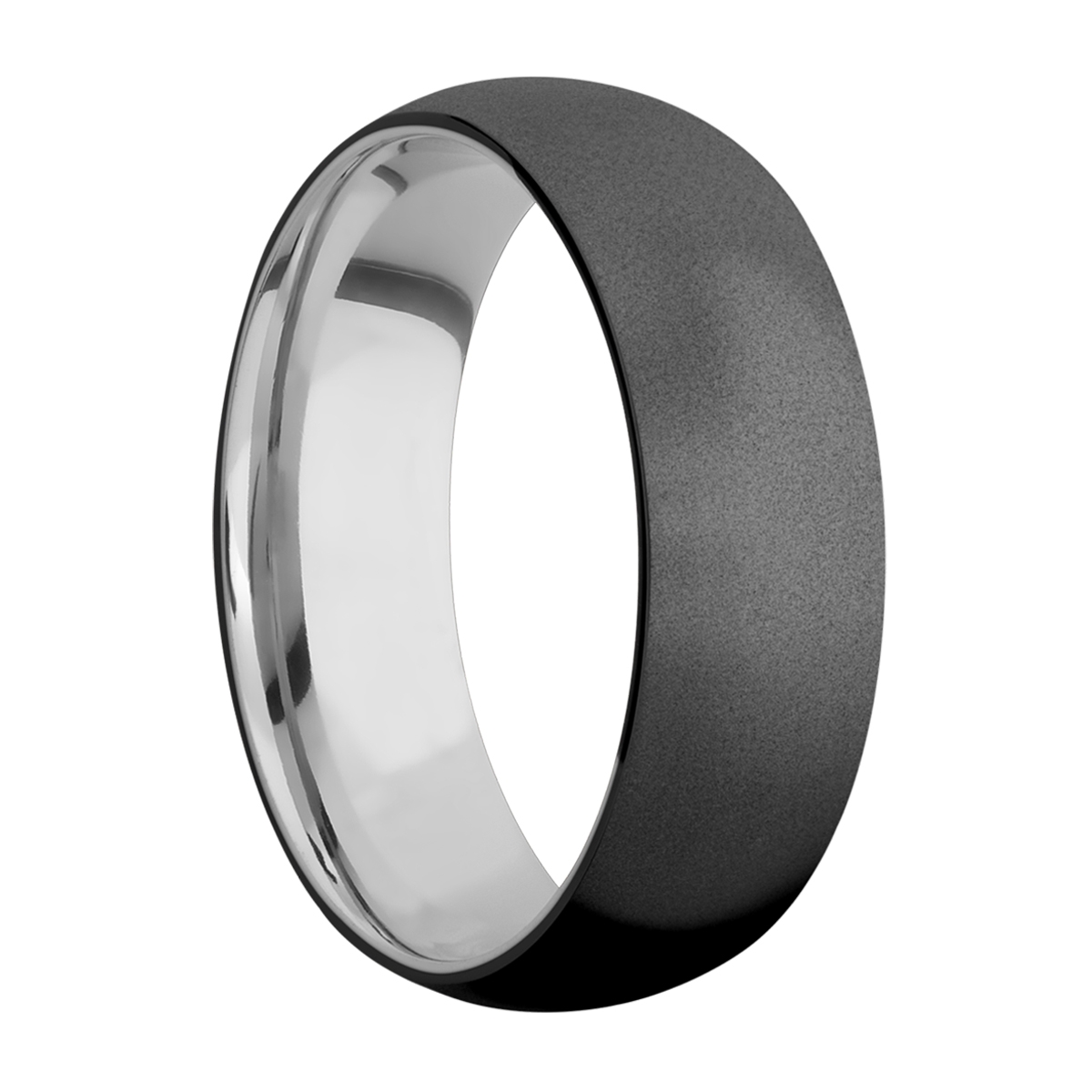 Lashbrook CCSLEEVEZ7D Zirconium and Cobalt Chrome Wedding Ring or Band Alternative View 1