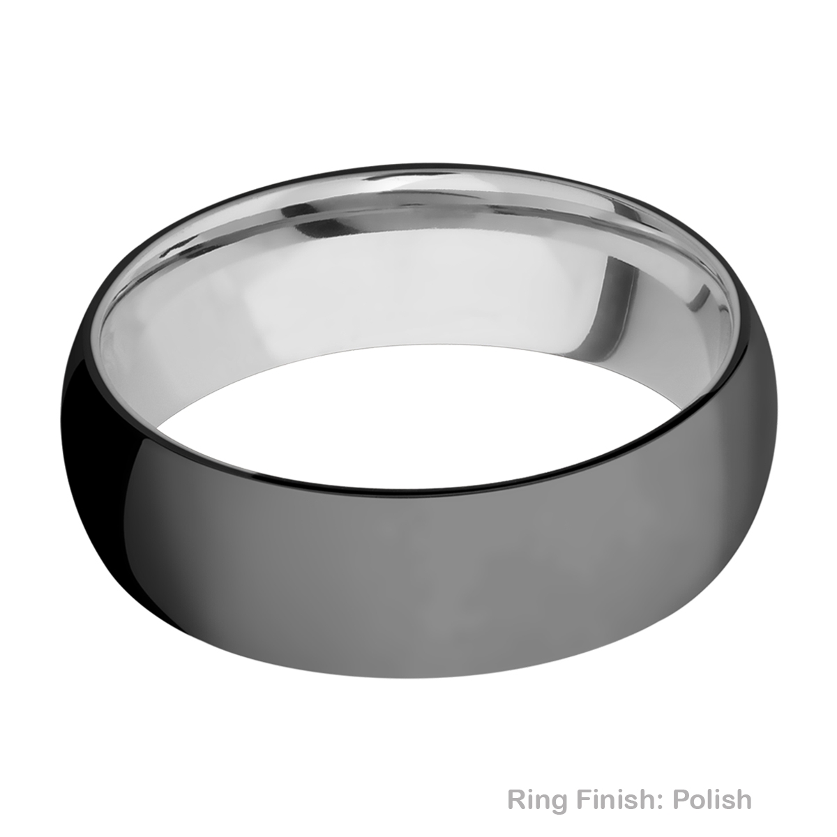 Lashbrook CCSLEEVEZ7D Zirconium and Cobalt Chrome Wedding Ring or Band