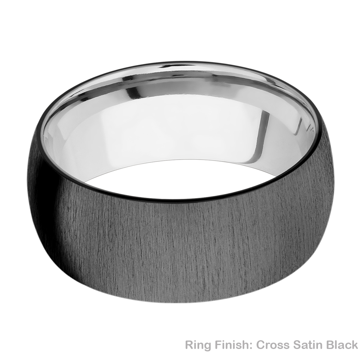 Lashbrook CCSLEEVEZ9D Zirconium and Cobalt Chrome Wedding Ring or Band Alternative View 5