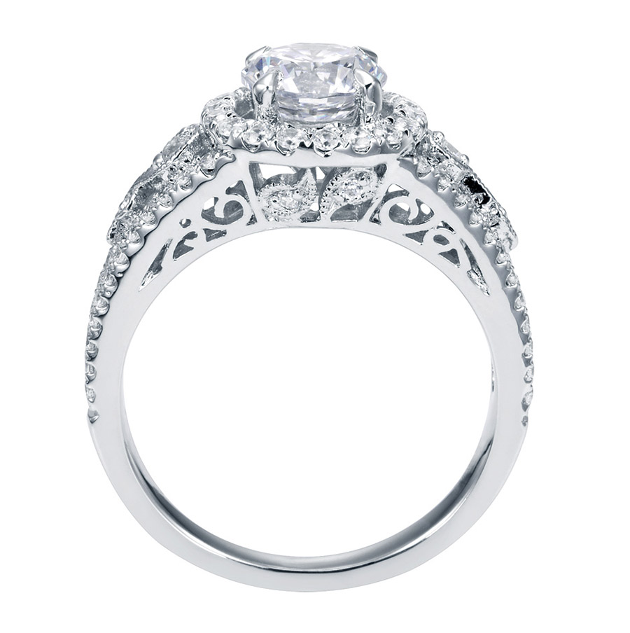 Gabriel Platinum Contemporary Engagement Ring ER5375PT3JJ