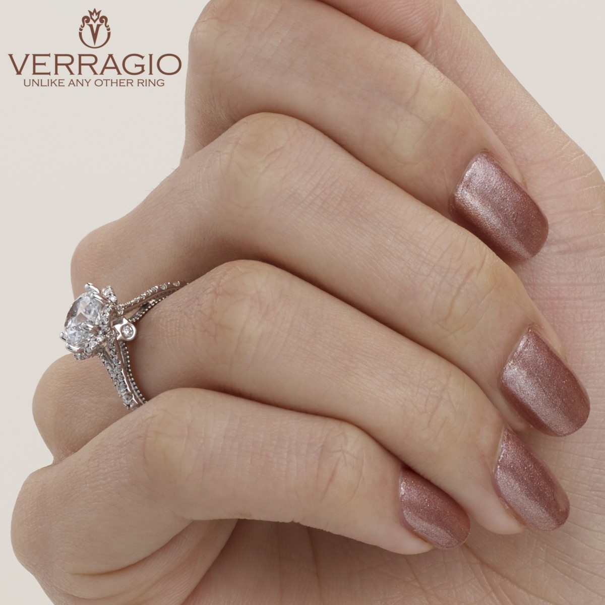 Verragio Couture-0462R Platinum Engagement Ring