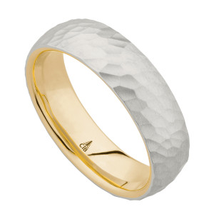 274517 Christian Bauer 14 Karat Two-Tone Wedding Ring / Band