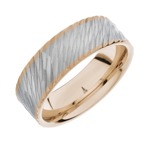 274734 Christian Bauer 14 Karat Two-Tone Wedding Ring / Band