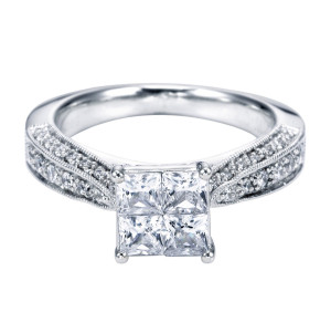 Gabriel 14 Karat Victorian Engagement Ring ER4360W44JJ