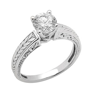 Taryn Collection 18 Karat Diamond Engagement Ring TQD 6571