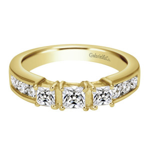 Gabriel 14 Karat Contemporary Wedding Band WB3677Y44JJ