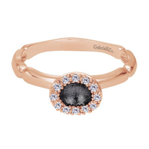 Gabriel Fashion 14 Karat Stackable Stackable Ladies' Ring LR50276K45JJ