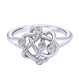 Gabriel Fashion Silver Contemporary Ladies' Ring LR50490SV5JJ
