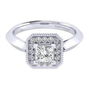 Gabriel 14 Karat Perfect Match Engagement Ring ER001B3ALW44JJ