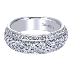 Gabriel 14 Karat Victorian Wedding Band WB4005W44JJ