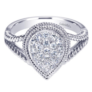 Gabriel Fashion 14 Karat Hampton Diamond Ladies' Ring LR6192W44JJ