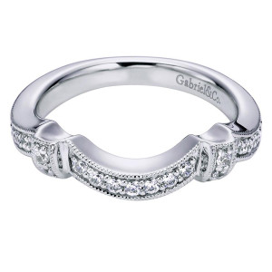 Gabriel 14 Karat Victorian Wedding Band WB5765W44JJ