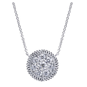 Gabriel Fashion 14 Karat Bombay Necklace NK3895W44JJ