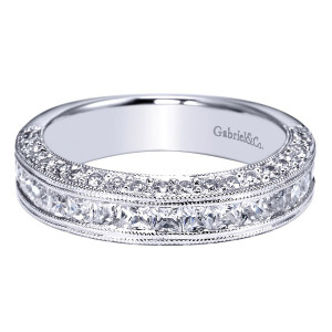 Gabriel 14 Karat Victorian Wedding Band WB4139W44JJ