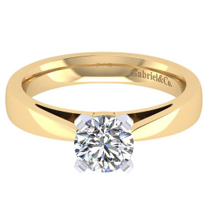 Gabriel 14 Karat Contemporary Engagement Ring ER8132M4JJJ