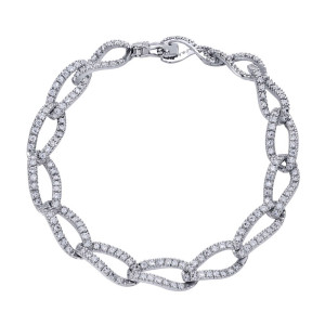 Gabriel Fashion 14 Karat Lusso Diamond Tennis Bracelet TB2203W45JJ