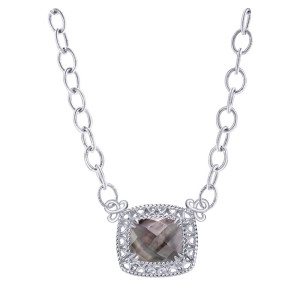 Gabriel Fashion Silver Mediterranean Necklace NK3043SVJXB