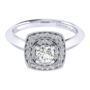 Gabriel 14 Karat Perfect Match Engagement Ring ER001A2AFW44JJ