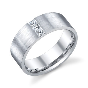 243549 Christian Bauer 18 Karat Diamond Wedding Ring / Band