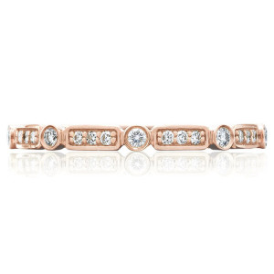 Tacori 202-2PK 18 Karat Sculpted Crescent Wedding Ring