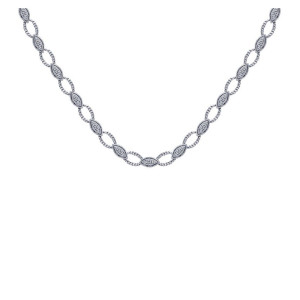 Gabriel Fashion 14 Karat Hampton Diamond Occasion Necklace NK1593W45JJ