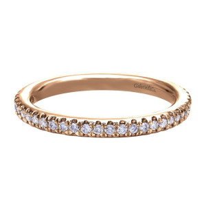 Gabriel Fashion 14 Karat Stackable Stackable Ladies' Ring LR4885K44JJ